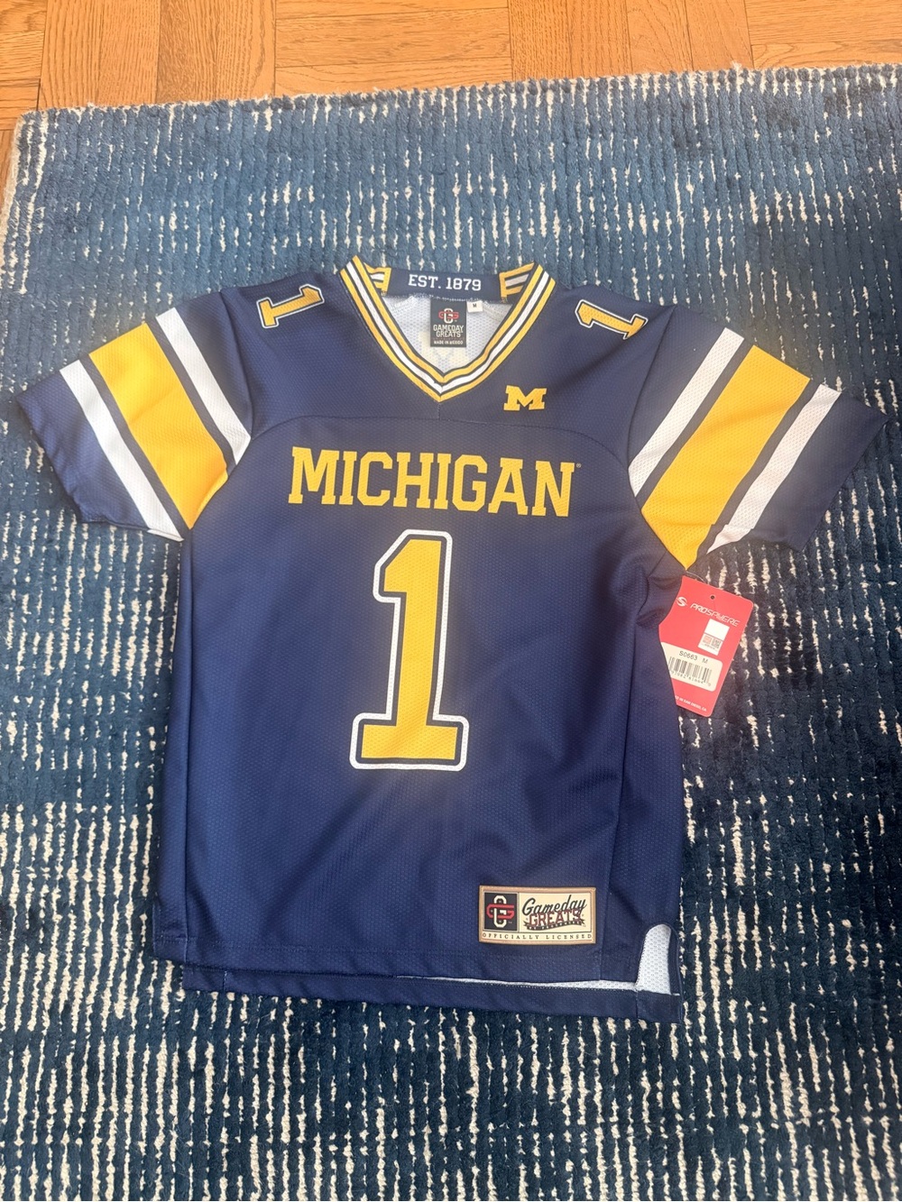 #1 Michigan Kids' Jersey Size M Never Worn